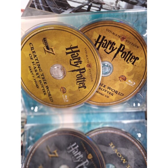 HARRY POTTER AND THE DEATHLY HALLOWS PARTS 1 and 2 BLU-RAY‎ TARGET EXCLUSIVE - Picture 7 of 14
